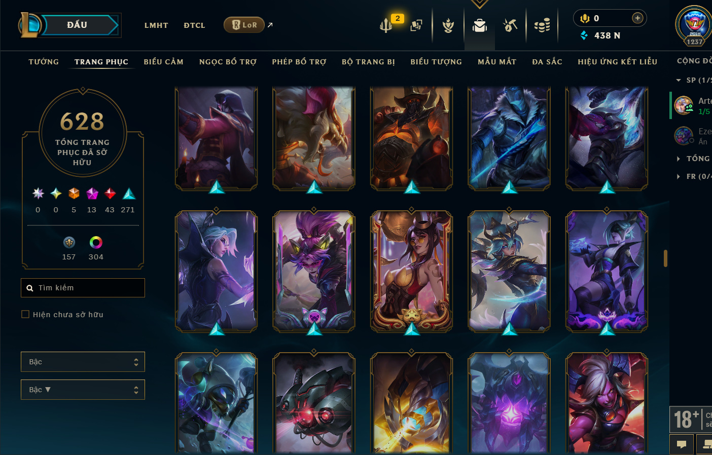 Hình ảnh chi tiết tài khoản LMHT mã số 199381 - Shop LMHT