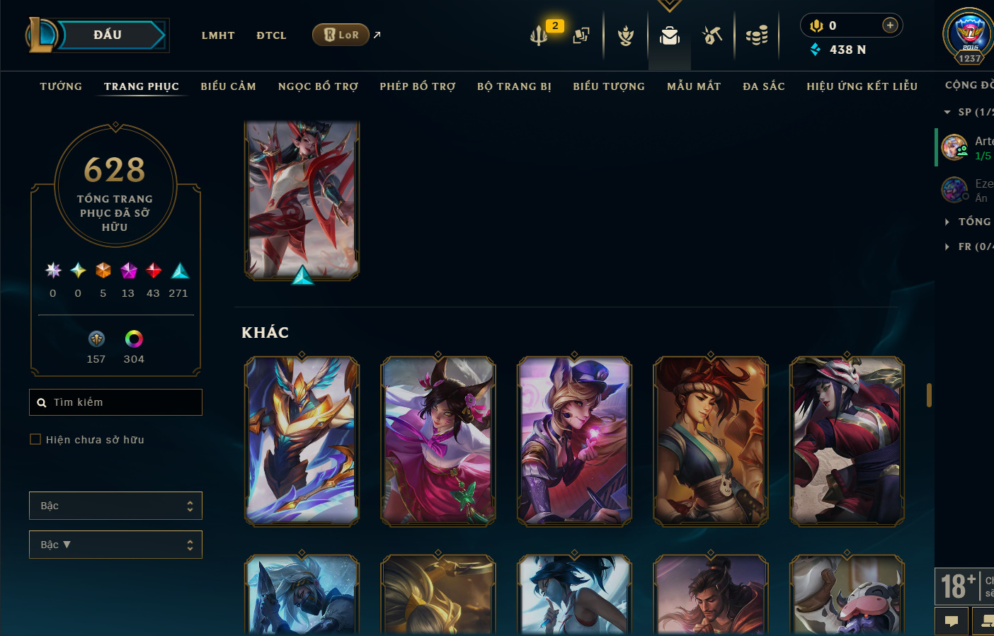 Hình ảnh chi tiết tài khoản LMHT mã số 199381 - Shop LMHT