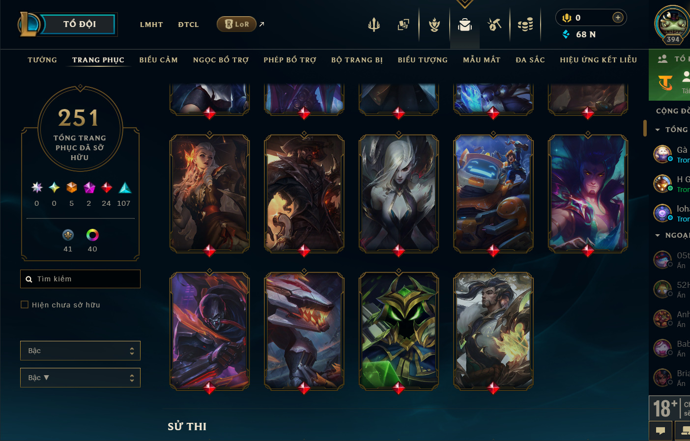 Hình ảnh chi tiết tài khoản LMHT mã số 199383 - Shop LMHT