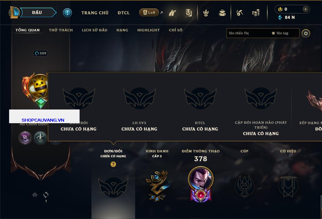 Tài khoản Liên Minh, ĐTCL mã số 26699 giá rẻ - Shop LMHT