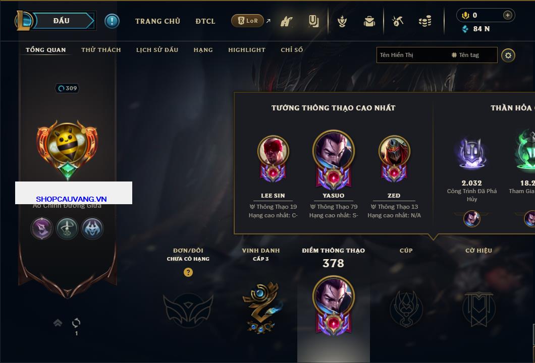 Hình ảnh chi tiết tài khoản LMHT mã số 26699 - Shop LMHT