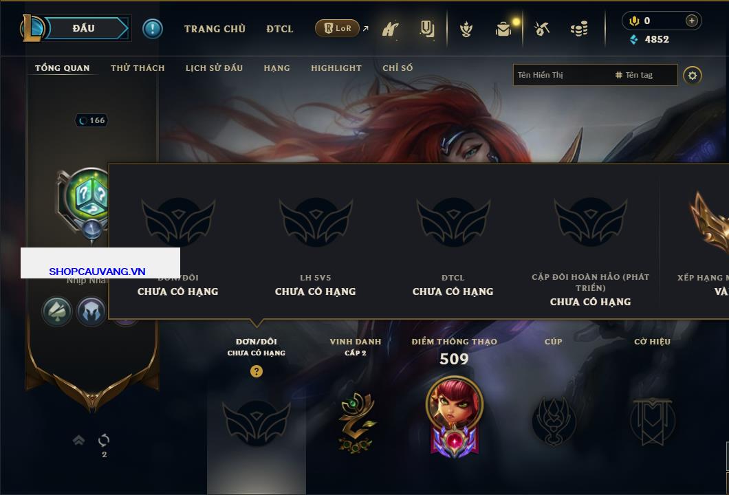 Tài khoản Liên Minh, ĐTCL mã số 26702 giá rẻ - Shop LMHT