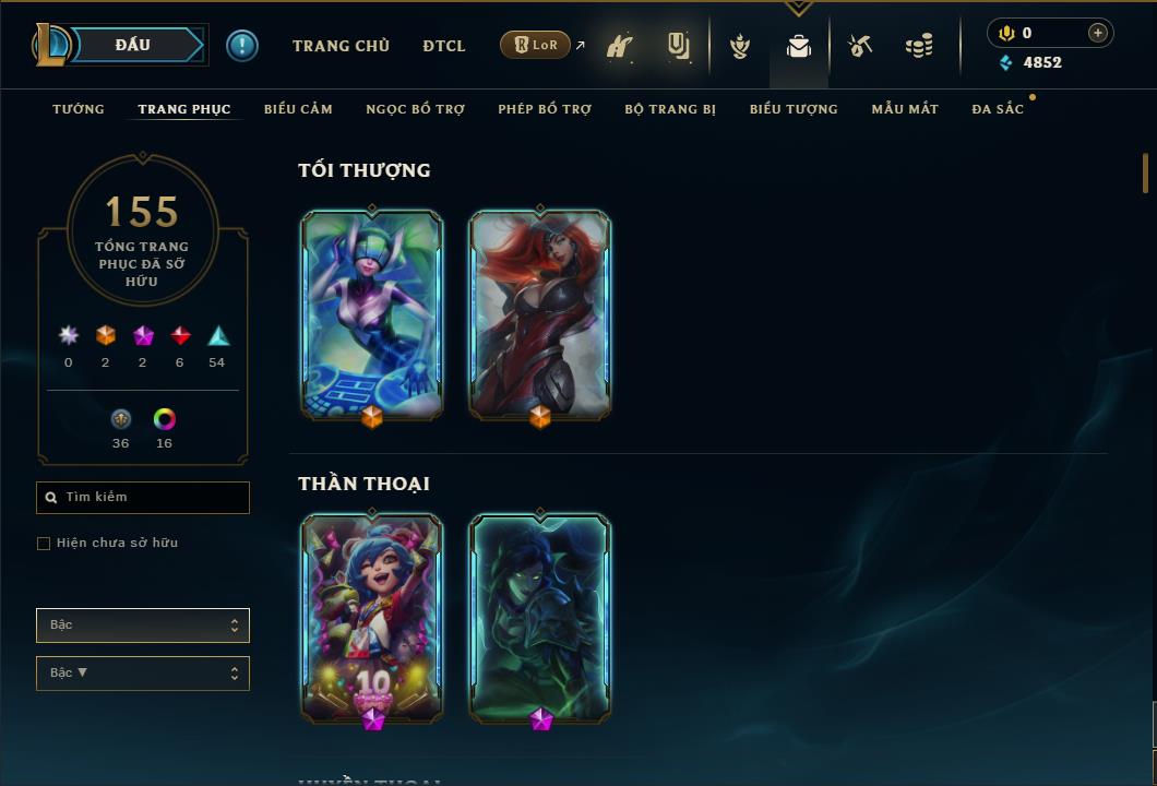 Hình ảnh chi tiết tài khoản LMHT mã số 26702 - Shop LMHT