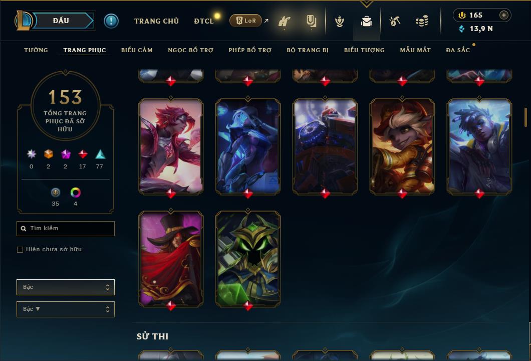 Hình ảnh chi tiết tài khoản LMHT mã số 26704 - Shop LMHT