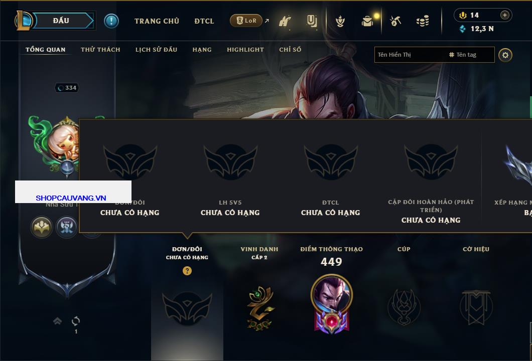 Tài khoản Liên Minh, ĐTCL mã số 26708 giá rẻ - Shop LMHT