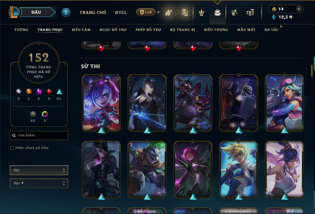 Hình ảnh chi tiết tài khoản LMHT mã số 26708 - Shop LMHT