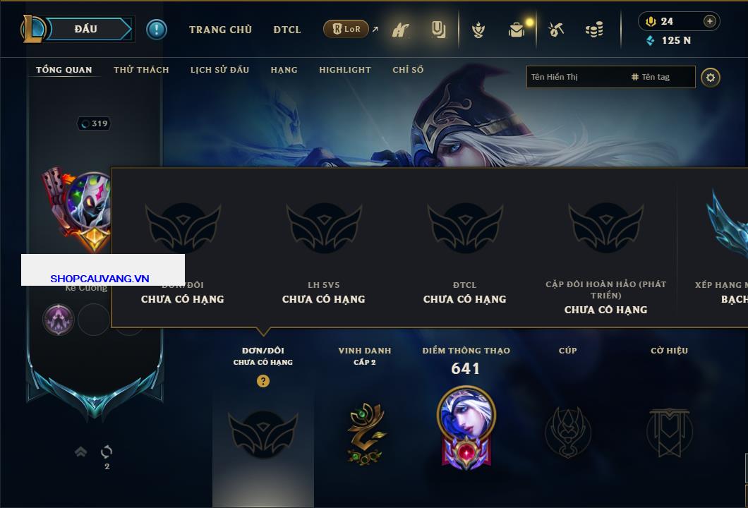 Tài khoản Liên Minh, ĐTCL mã số 26714 giá rẻ - Shop LMHT