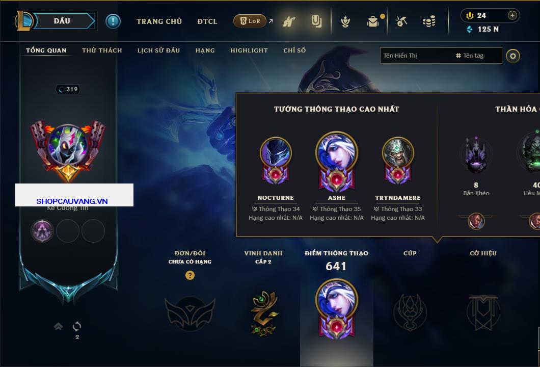 Hình ảnh chi tiết tài khoản LMHT mã số 26714 - Shop LMHT