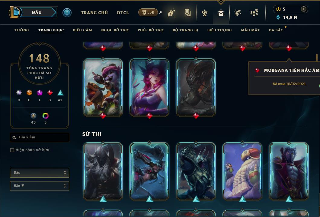 Hình ảnh chi tiết tài khoản LMHT mã số 26719 - Shop LMHT