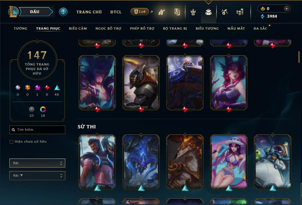 Hình ảnh chi tiết tài khoản LMHT mã số 26720 - Shop LMHT