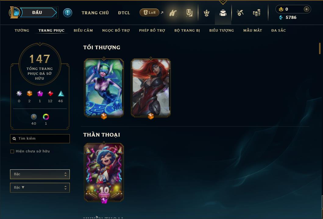 Hình ảnh chi tiết tài khoản LMHT mã số 26722 - Shop LMHT