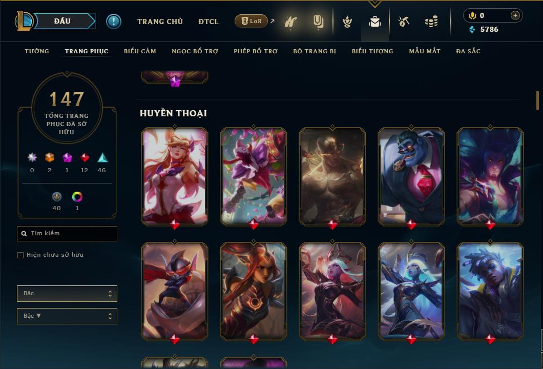 Hình ảnh chi tiết tài khoản LMHT mã số 26722 - Shop LMHT