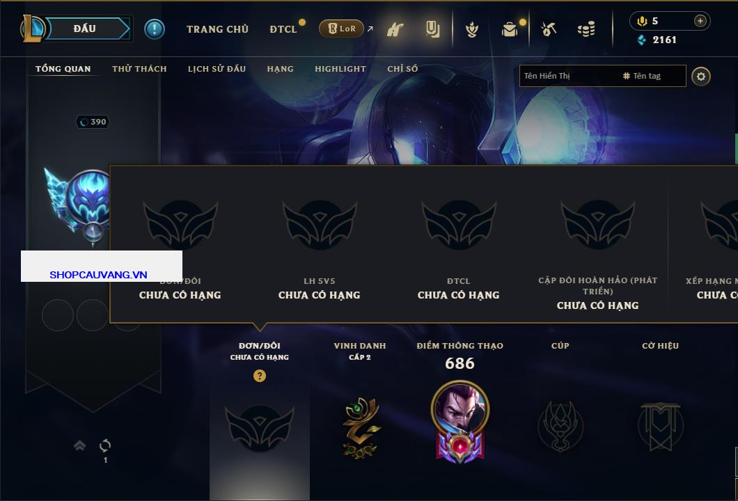 Tài khoản Liên Minh, ĐTCL mã số 26806 giá rẻ - Shop LMHT