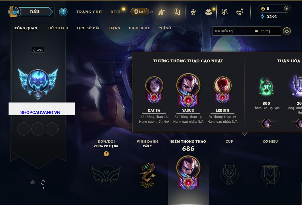 Hình ảnh chi tiết tài khoản LMHT mã số 26806 - Shop LMHT