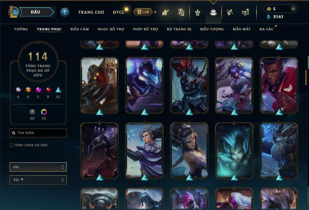 Hình ảnh chi tiết tài khoản LMHT mã số 26806 - Shop LMHT