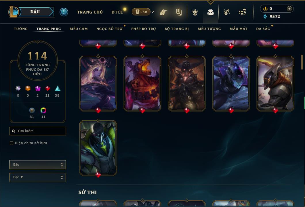 Hình ảnh chi tiết tài khoản LMHT mã số 26807 - Shop LMHT