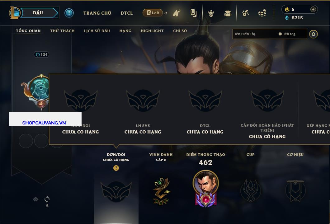 Tài khoản Liên Minh, ĐTCL mã số 26839 giá rẻ - Shop LMHT