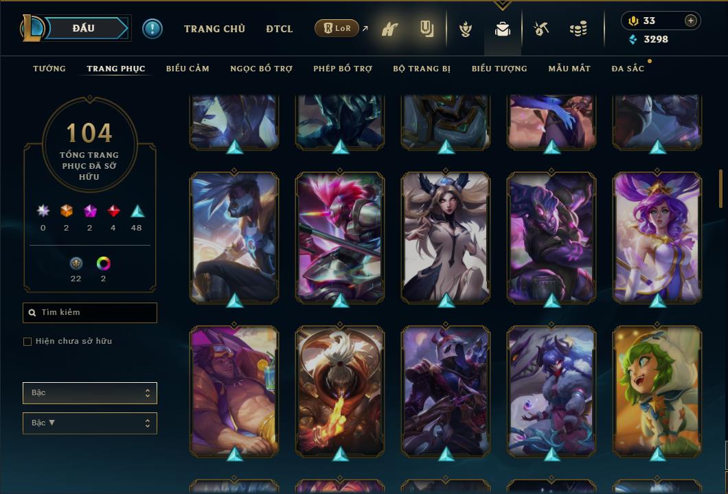 Hình ảnh chi tiết tài khoản LMHT mã số 26840 - Shop LMHT