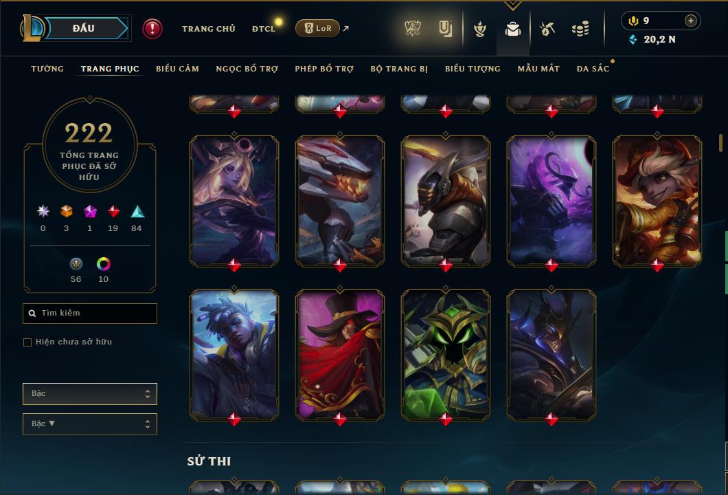 Hình ảnh chi tiết tài khoản LMHT mã số 59827 - Shop LMHT