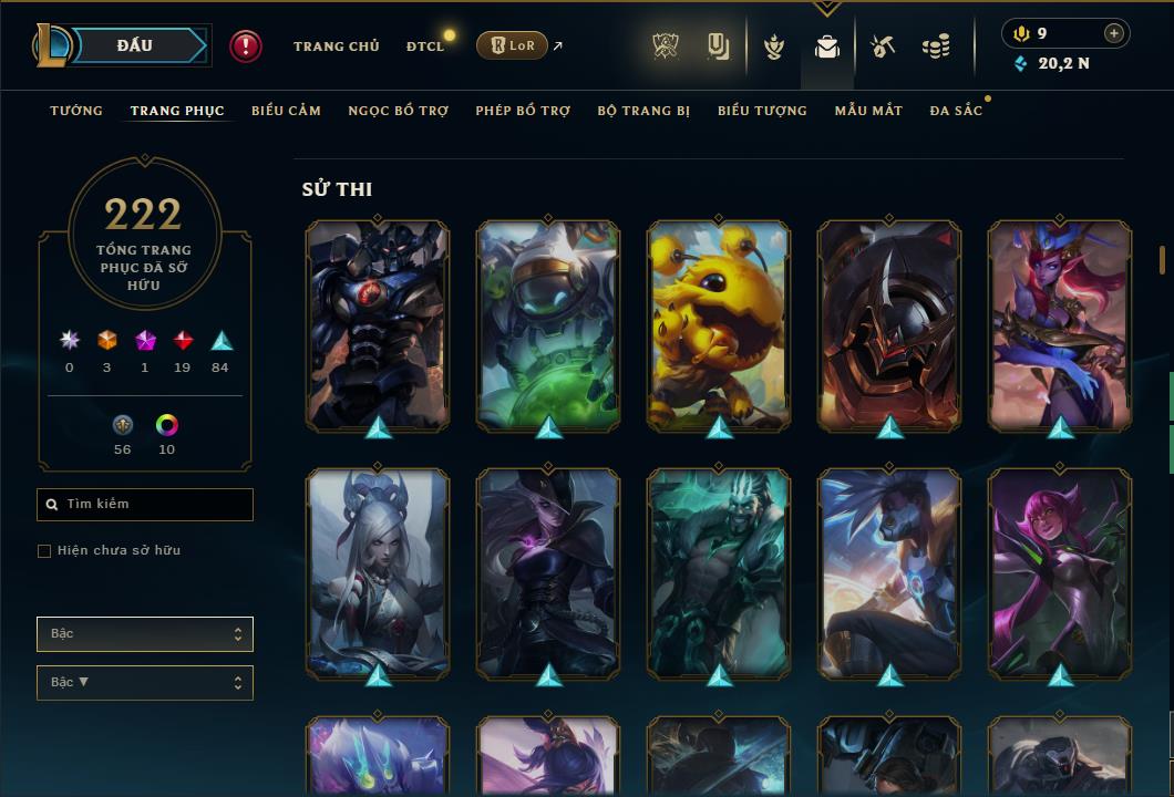 Hình ảnh chi tiết tài khoản LMHT mã số 59827 - Shop LMHT