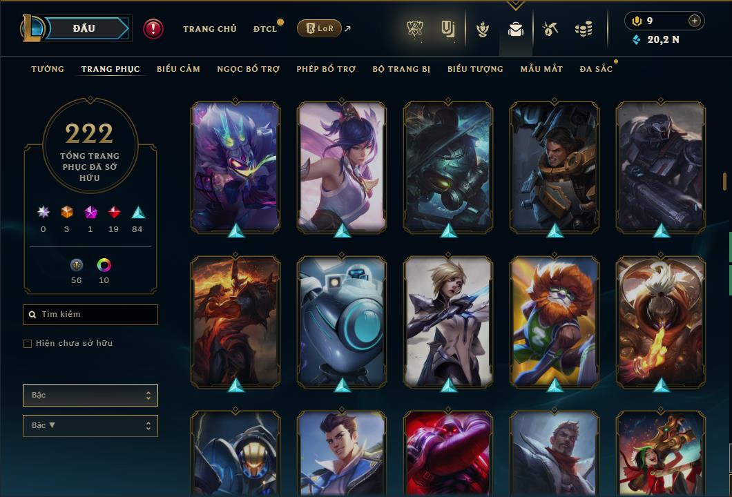 Hình ảnh chi tiết tài khoản LMHT mã số 59827 - Shop LMHT