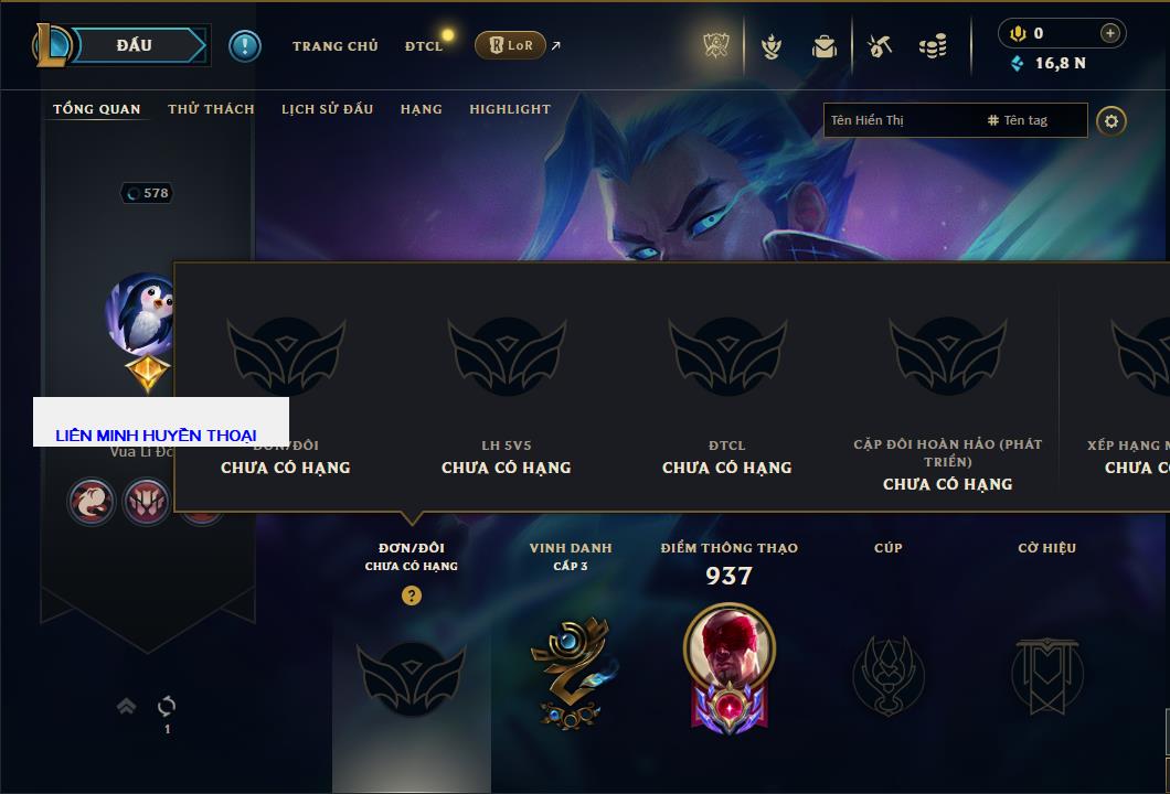 Tài khoản Liên Minh, ĐTCL mã số 61111 giá rẻ - Shop LMHT