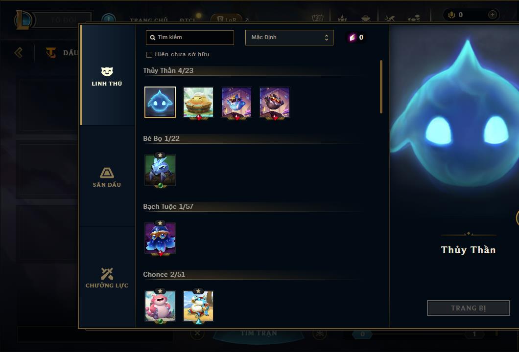 Hình ảnh chi tiết tài khoản LMHT mã số 61111 - Shop LMHT