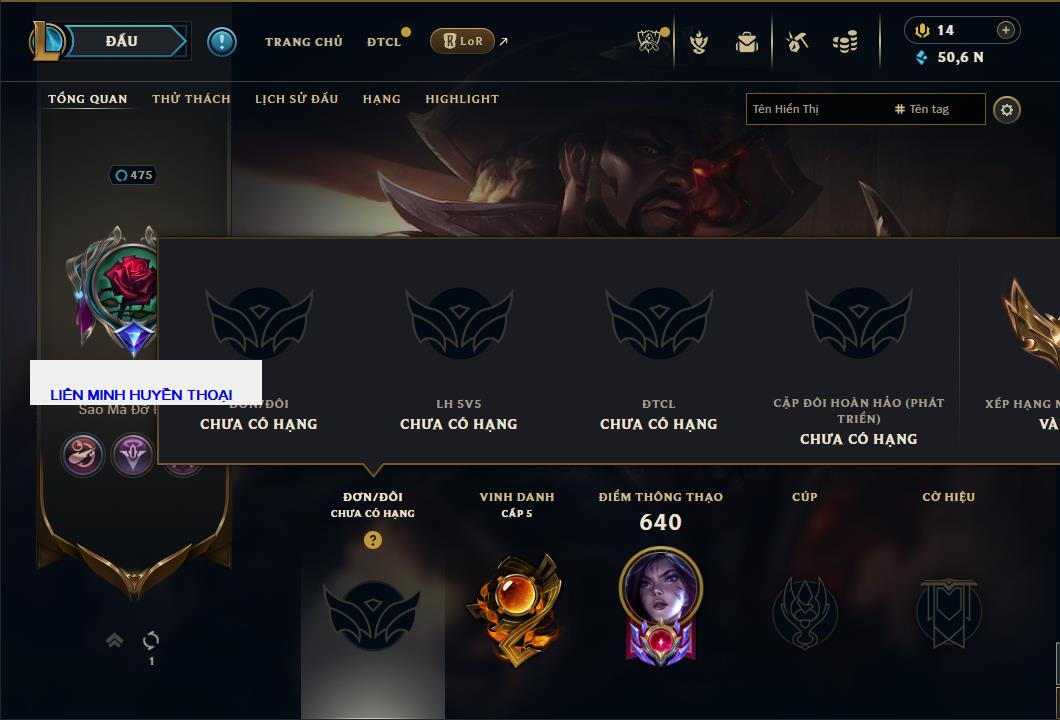 Tài khoản Liên Minh, ĐTCL mã số 61113 giá rẻ - Shop LMHT