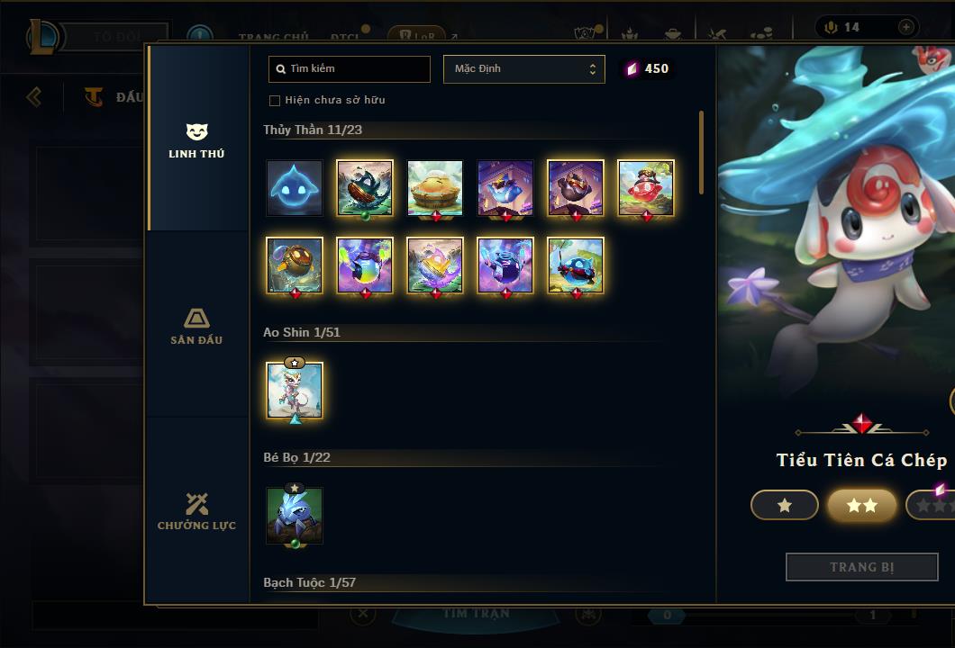 Hình ảnh chi tiết tài khoản LMHT mã số 61113 - Shop LMHT