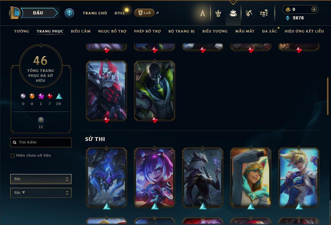 Hình ảnh chi tiết tài khoản LMHT mã số 61251 - Shop LMHT