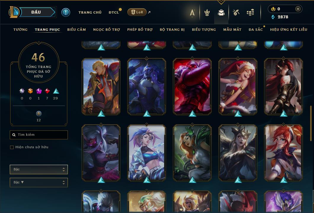 Hình ảnh chi tiết tài khoản LMHT mã số 61251 - Shop LMHT