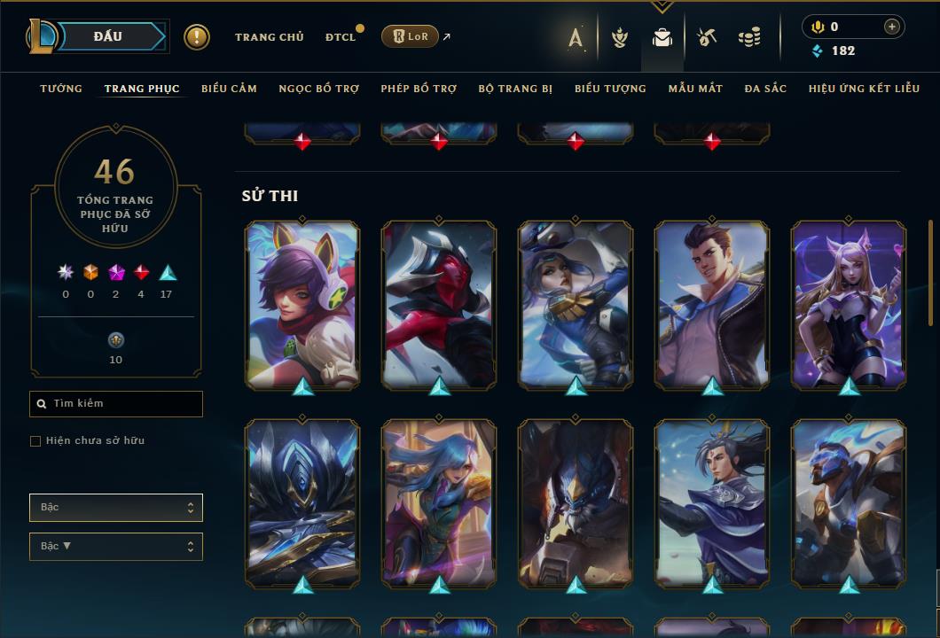 Hình ảnh chi tiết tài khoản LMHT mã số 61351 - Shop LMHT