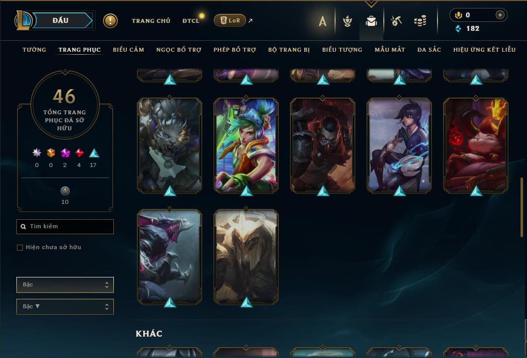 Hình ảnh chi tiết tài khoản LMHT mã số 61351 - Shop LMHT