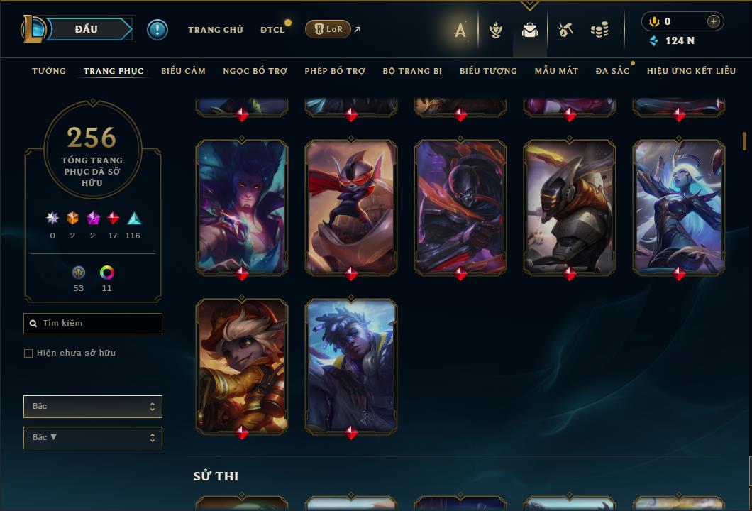 Hình ảnh chi tiết tài khoản LMHT mã số 61564 - Shop LMHT