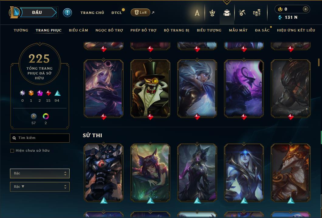 Hình ảnh chi tiết tài khoản LMHT mã số 61667 - Shop LMHT