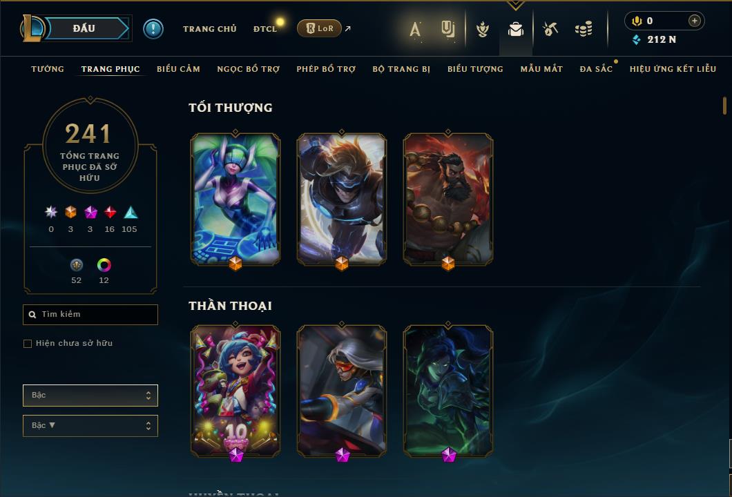 Hình ảnh chi tiết tài khoản LMHT mã số 63810 - Shop LMHT