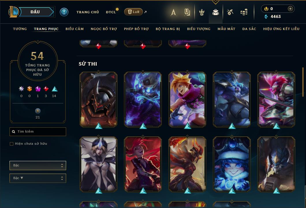 Hình ảnh chi tiết tài khoản LMHT mã số 63947 - Shop LMHT