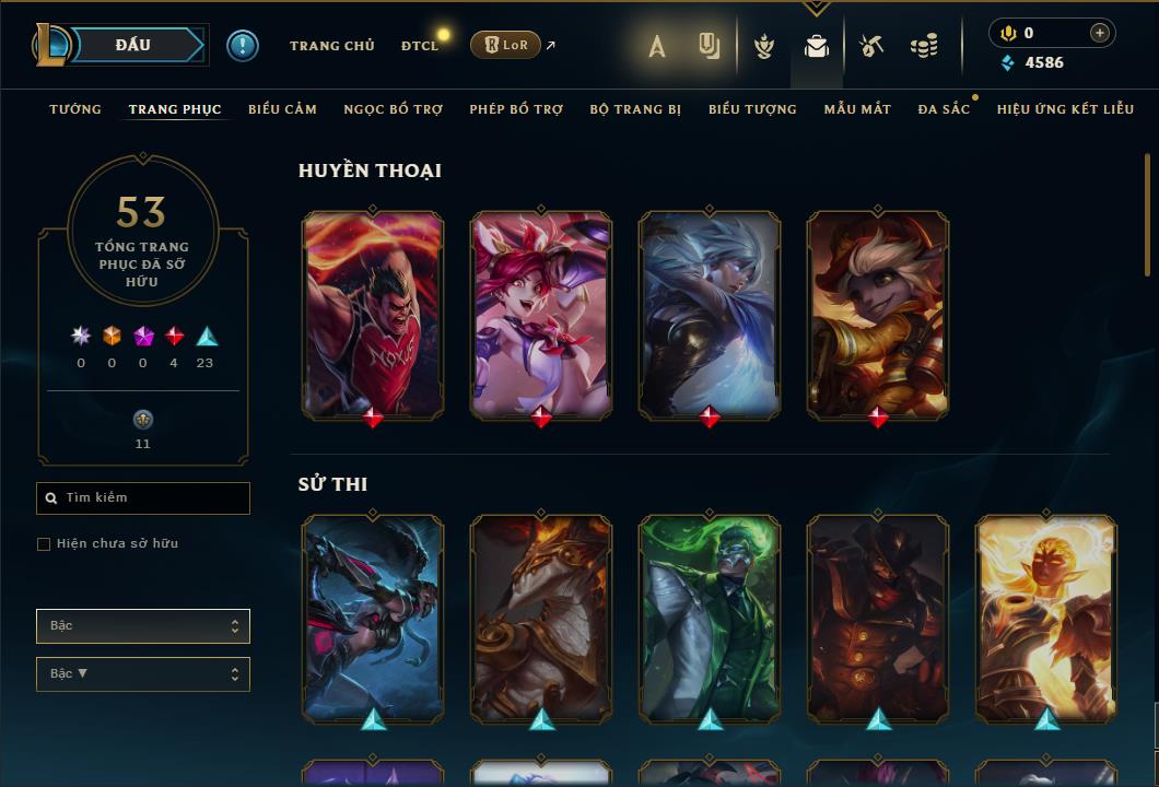 Hình ảnh chi tiết tài khoản LMHT mã số 63949 - Shop LMHT