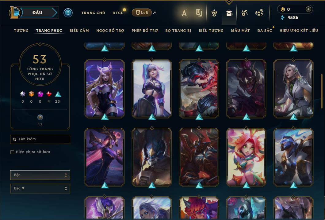 Hình ảnh chi tiết tài khoản LMHT mã số 63949 - Shop LMHT