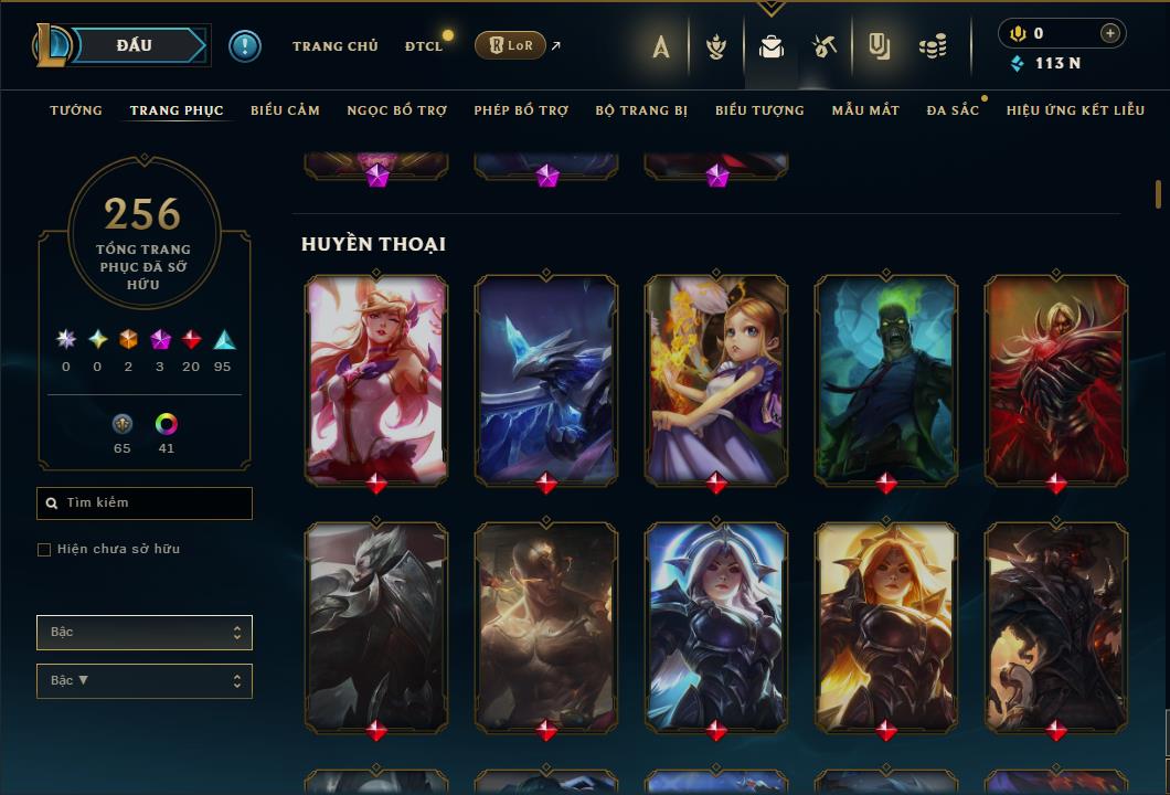 Hình ảnh chi tiết tài khoản LMHT mã số 64293 - Shop LMHT