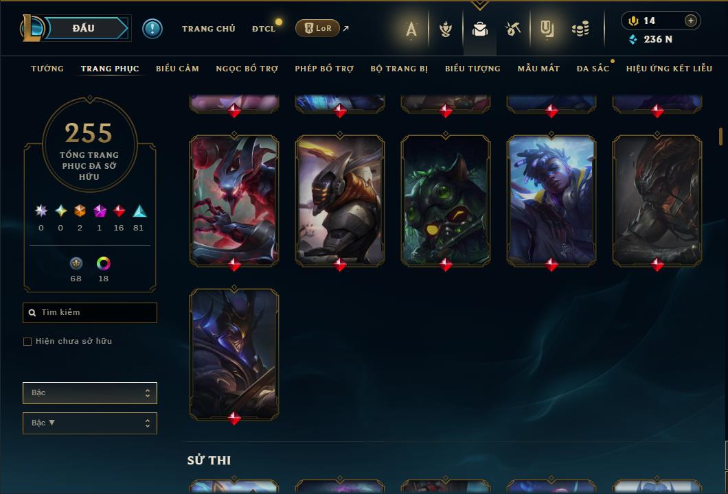 Hình ảnh chi tiết tài khoản LMHT mã số 64294 - Shop LMHT