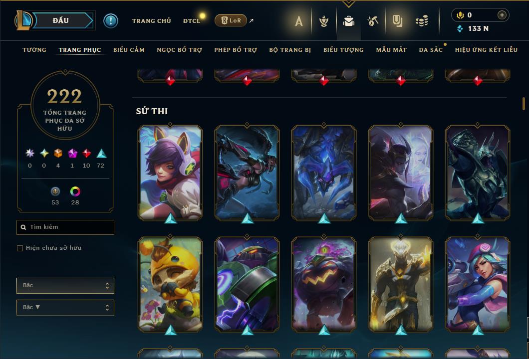 Hình ảnh chi tiết tài khoản LMHT mã số 64315 - Shop LMHT