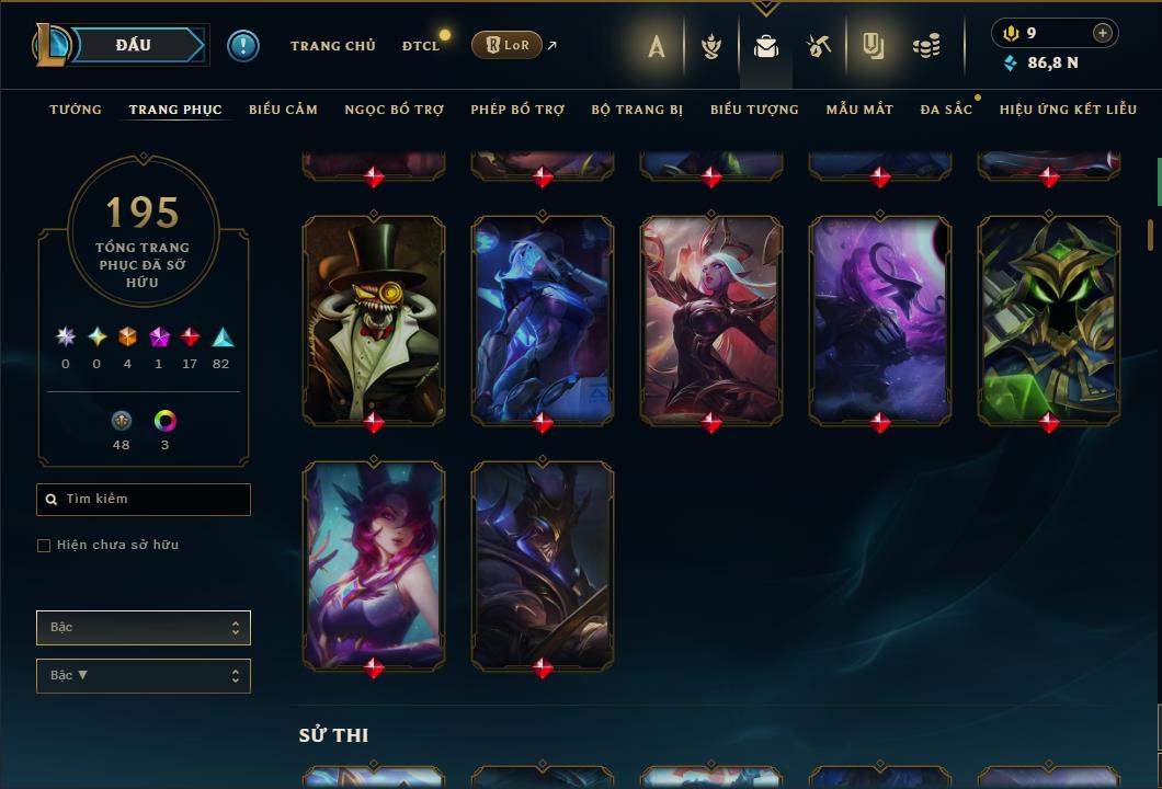 Hình ảnh chi tiết tài khoản LMHT mã số 64341 - Shop LMHT