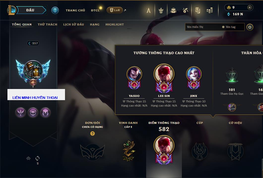 Hình ảnh chi tiết tài khoản LMHT mã số 64678 - Shop LMHT