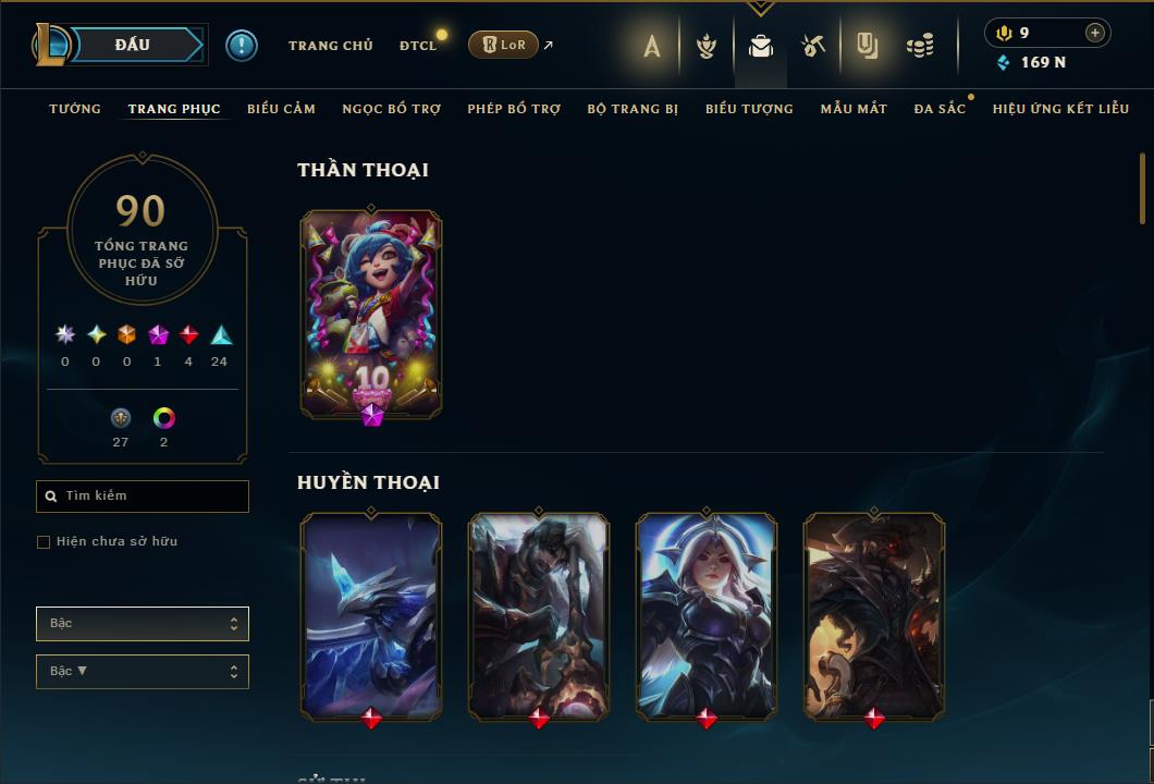 Hình ảnh chi tiết tài khoản LMHT mã số 64678 - Shop LMHT