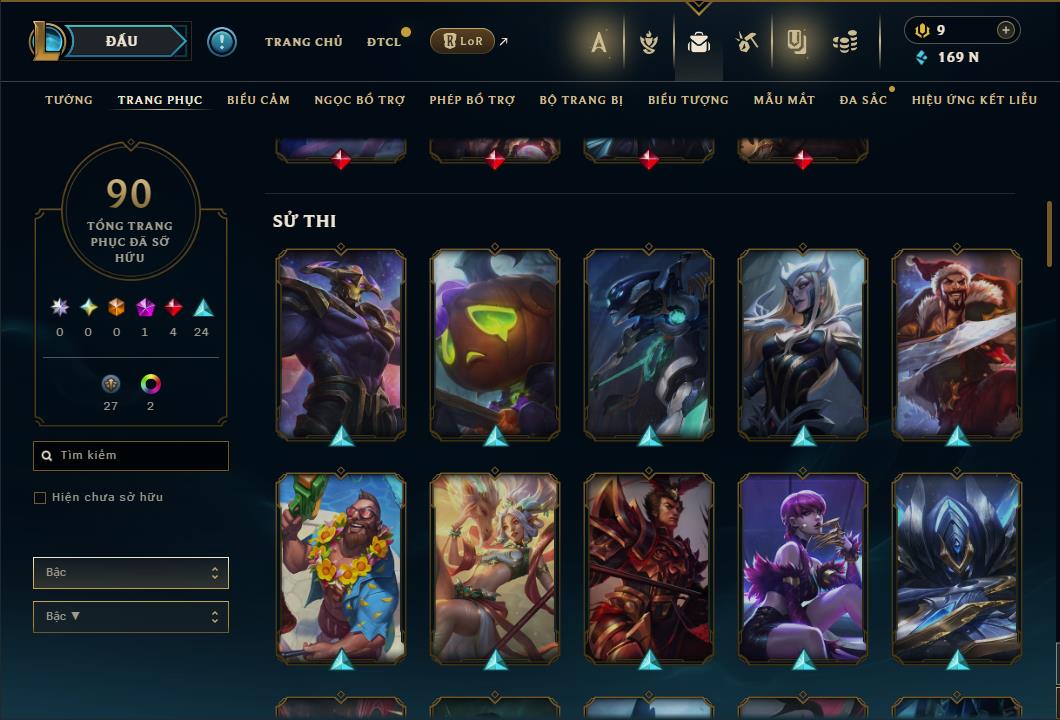 Hình ảnh chi tiết tài khoản LMHT mã số 64678 - Shop LMHT